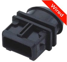 3 Pin Male connector with 10cm wires PRCW3-0013-A