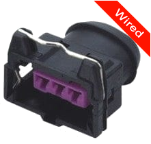 [PRCW3-0013-B] 3 Pins Female connector with 10 cm wires | PRCW3-0013-B