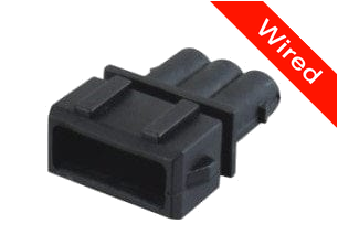 [PRCW3-0014-A] 3 Pin Male connector with 10cm wires PRCW3-0014-A