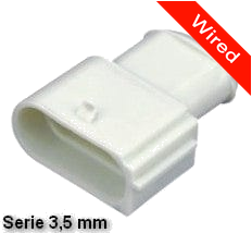 [PRCW3-0015-A] 3 Pins Male connector with 10 cm wires | PRCW3-0015-A
