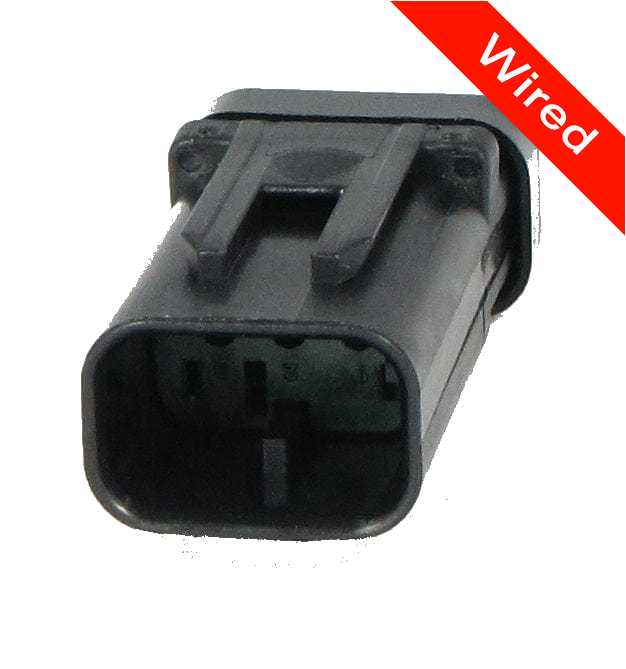 [PRCW3-0018-A] 3 Pin Male connector with 10cm wires | PRCW3-0018-A