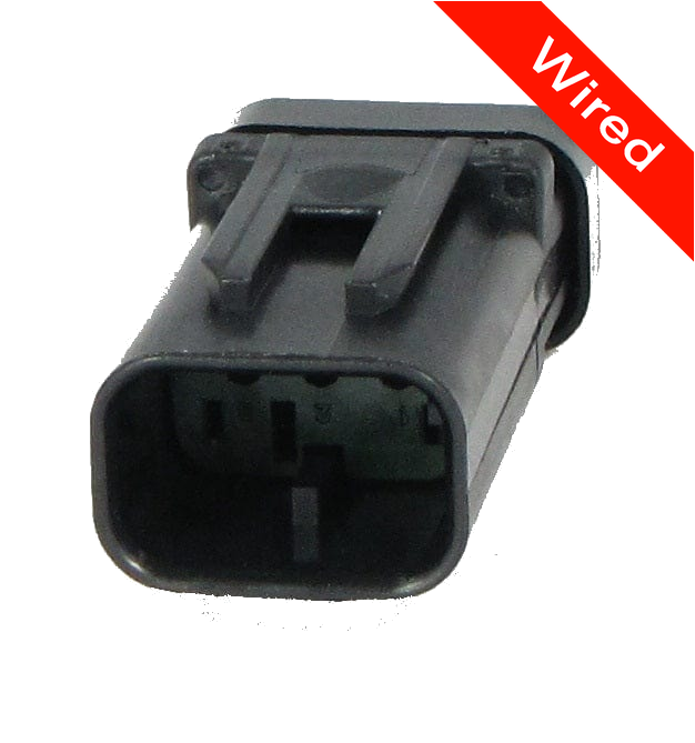 [PRCW3-0018-A] 3 Pins Male connector with 10 cm wires | PRCW3-0018-A
