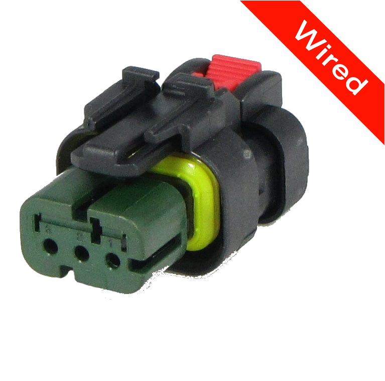 [PRCW3-0018-B] 3 Pin Female connector with 10cm wires PRCW3-0018-B