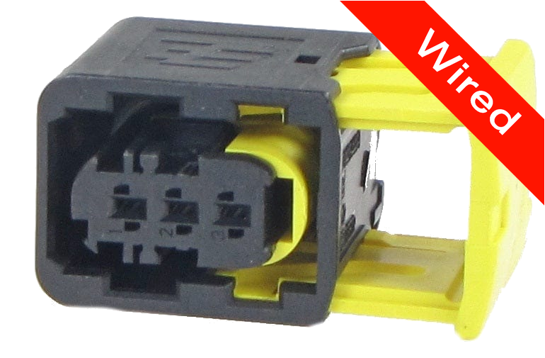 3 Pins Female connector with 10 cm wires | PRCW3-0019-B