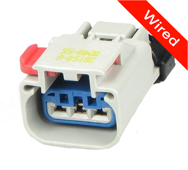3 Pins Female connector with 10 cm wires | PRCW3-0025-B
