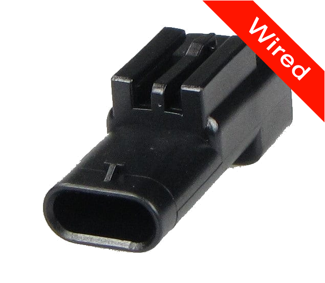 [PRCW3-0030-A] 3 Pin Male connector with 10cm wires | PRCW3-0030-A