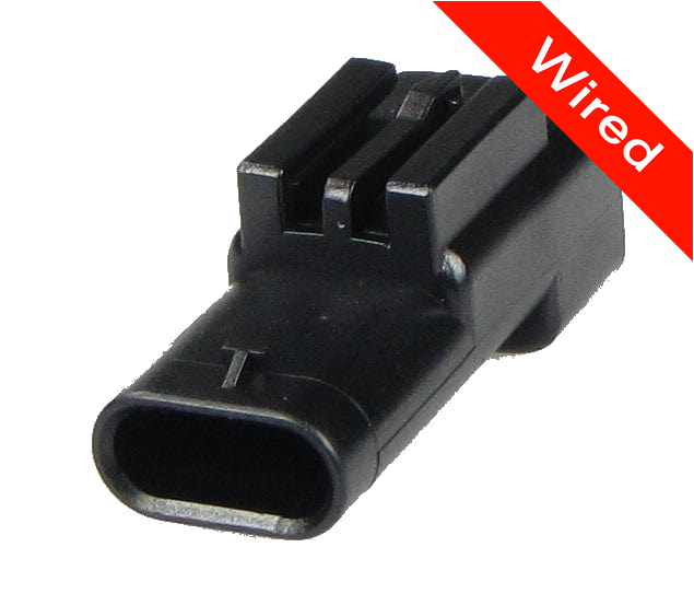 [PRCW3-0030-A] 3 Pins Male connector with 10 cm wires | PRCW3-0030-A