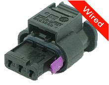 3 Pins Female connector with 10 cm wires | PRCW3-0030-B