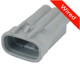 3 Pin Male connector with 10cm wires PRCW3-0035-A