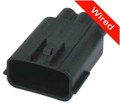 3 Pin Male connector with 10cm wires PRCW3-0037-A
