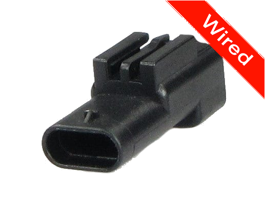 [PRCW3-0039-A] 3 Pin Male connector with 10cm wires | PRCW3-0039-A
