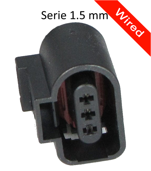 3 Pins Female connector with 10 cm wires | PRCW3-0040-B