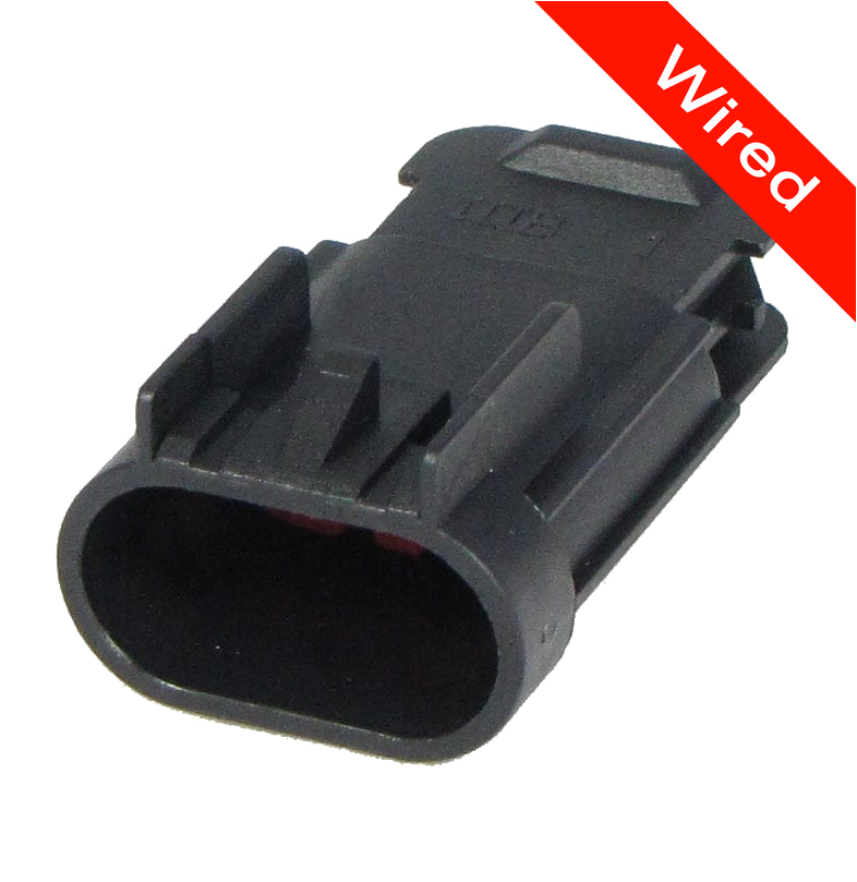 [PRCW3-0043-A] 3 Pins Male connector with 10 cm wires | PRCW3-0043-A
