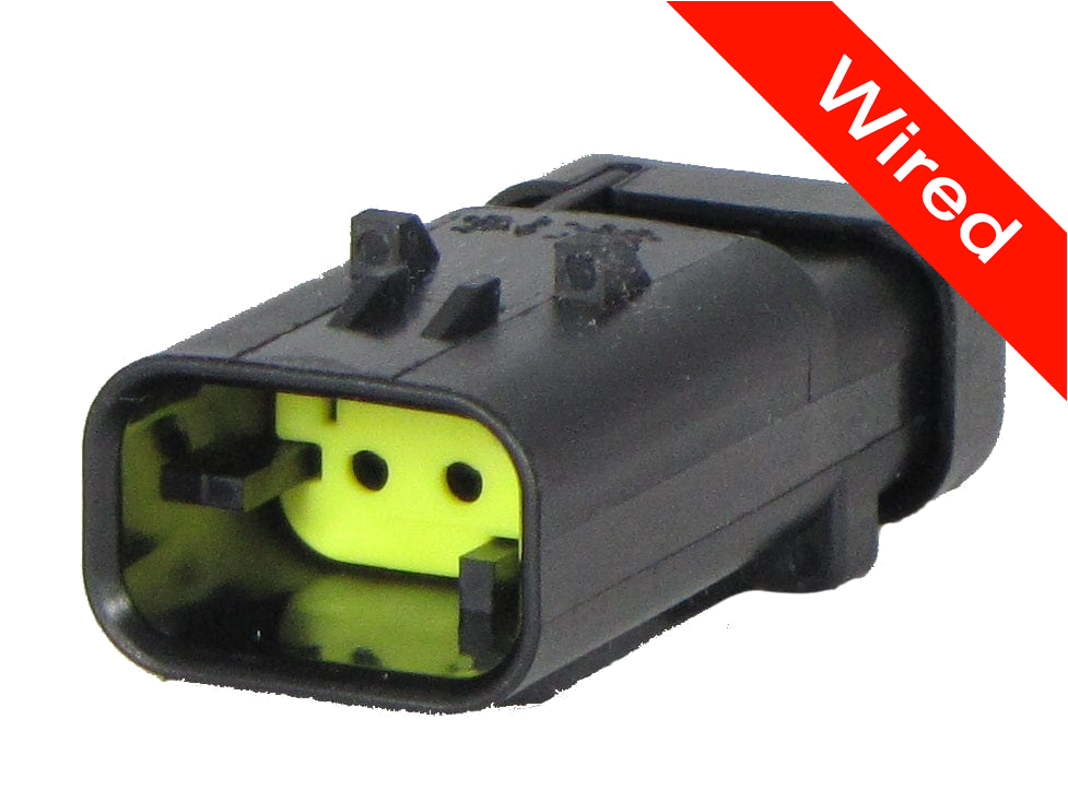 [PRCW3-0044-A] 3 Pin Male connector with 10cm wires | PRCW3-0044-A