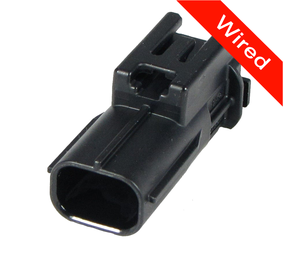 3 Pin Male connector with 10cm wires PRCW3-0047-A