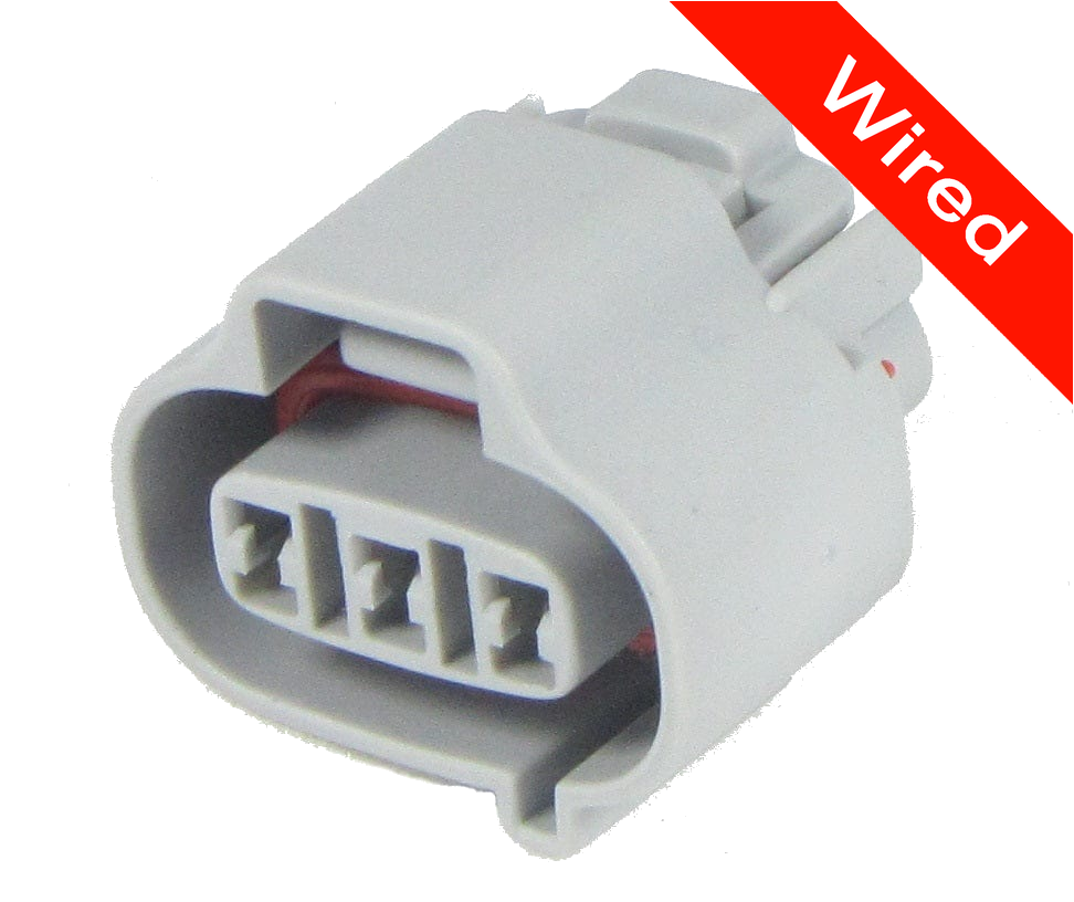 3 Pin Female connector with 10cm wires PRCW3-0049-B