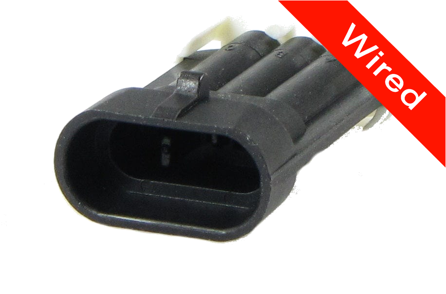 [PRCW3-0056-A] 3 Pin Male connector with 10cm wires | PRCW3-0056-A