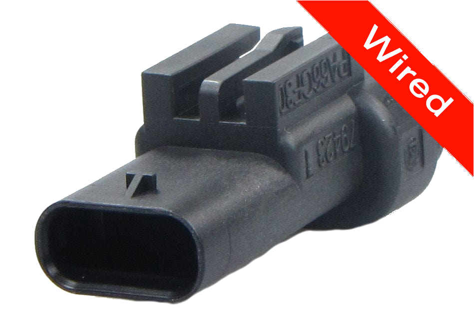 [PRCW3-0058-A] 3 Pin Male connector with 10cm wires | PRCW3-0058-A