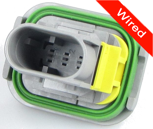 [PRCW3-0060-A] 3 Pin Male connector with 10cm wires | PRCW3-0060-A