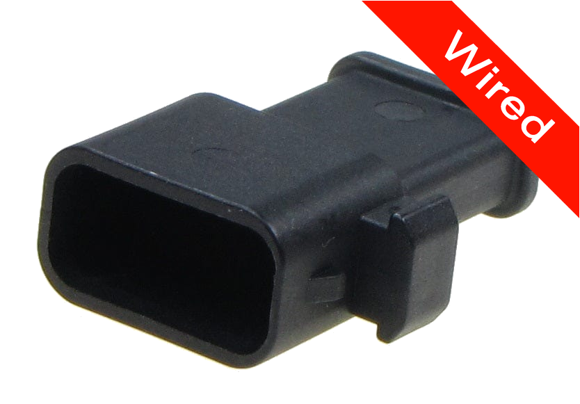 [PRCW3-0061-A] 3 Pins Male connector with 10 cm wires | PRCW3-0061-A