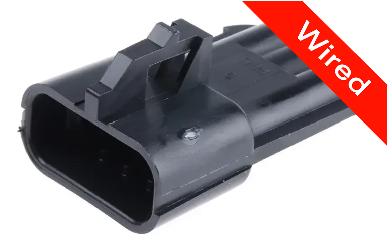 [PRCW3-0063-A] 3 Pins Male connector with 10 cm wires | PRCW3-0063-A