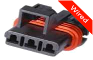 3 Pin Female connector with 10cm wires PRCW3-0063-B