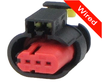 3 Pins Female connector with 10 cm wires | PRCW3-0064-B