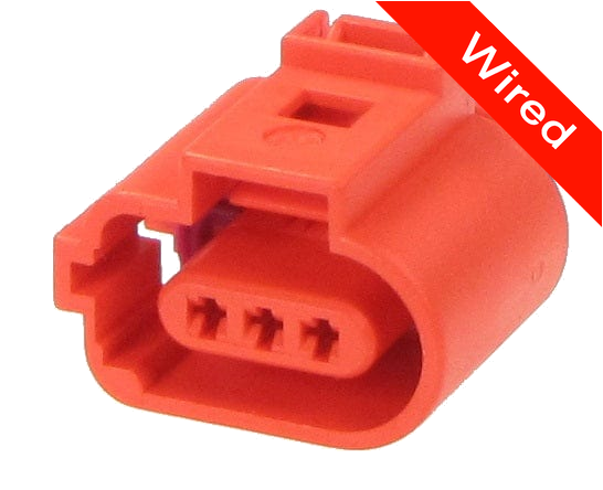 3 Pin Female connector with 10cm wires PRCW3-0066-B
