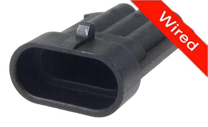 [PRCW3-0067-A] 3 Pin Male connector with 10cm wires | PRCW3-0067-A