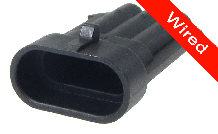 [PRCW3-0067-A] 3 Pin Male connector with 10cm wires PRCW3-0067-A