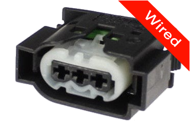 3 Pins Female connector with 10 cm wires | PRCW3-0074-B