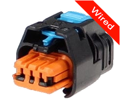 3 Pins Female connector with 10 cm wires | PRCW3-0075-B