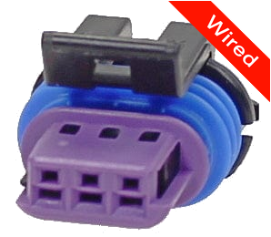 3 Pin Female connector with 10cm wires PRCW3-0076-B