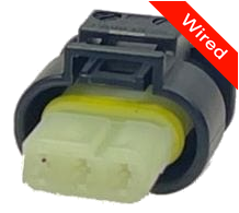 3 Pins Female connector with 10 cm wires | PRCW3-0081-B