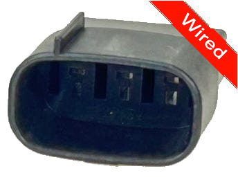 [PRCW3-0092-A] 3 Pin Male connector with 10cm wires | PRCW3-0092-A