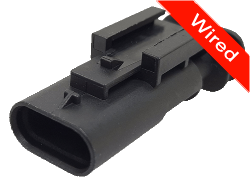 [PRCW3-0094-A] 3 Pin Male connector with 10cm wires | PRCW3-0094-A