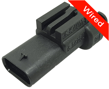 3 Pin Male connector with 10cm wires PRCW3-0095-A