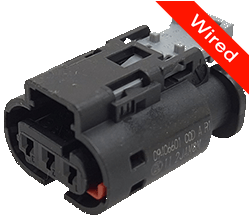 3 Pins Female connector with 10 cm wires | PRCW3-0096-B