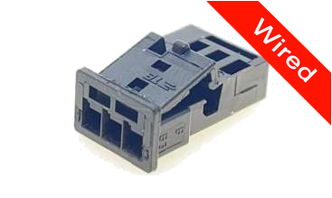 3 Pin Female connector with 10cm wires PRCW3-0103-B