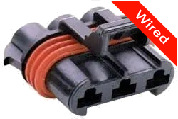 [PRCW3-0104-B] 3 Pins Female connector with 10 cm wires | PRCW3-0104-B