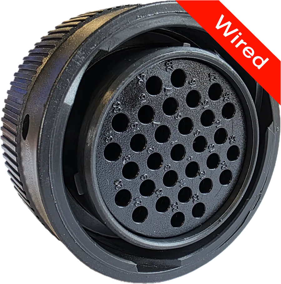 [PRCW31-0001-A] 31 Pins Male connector with 10 cm wires | PRCW31-0001-A