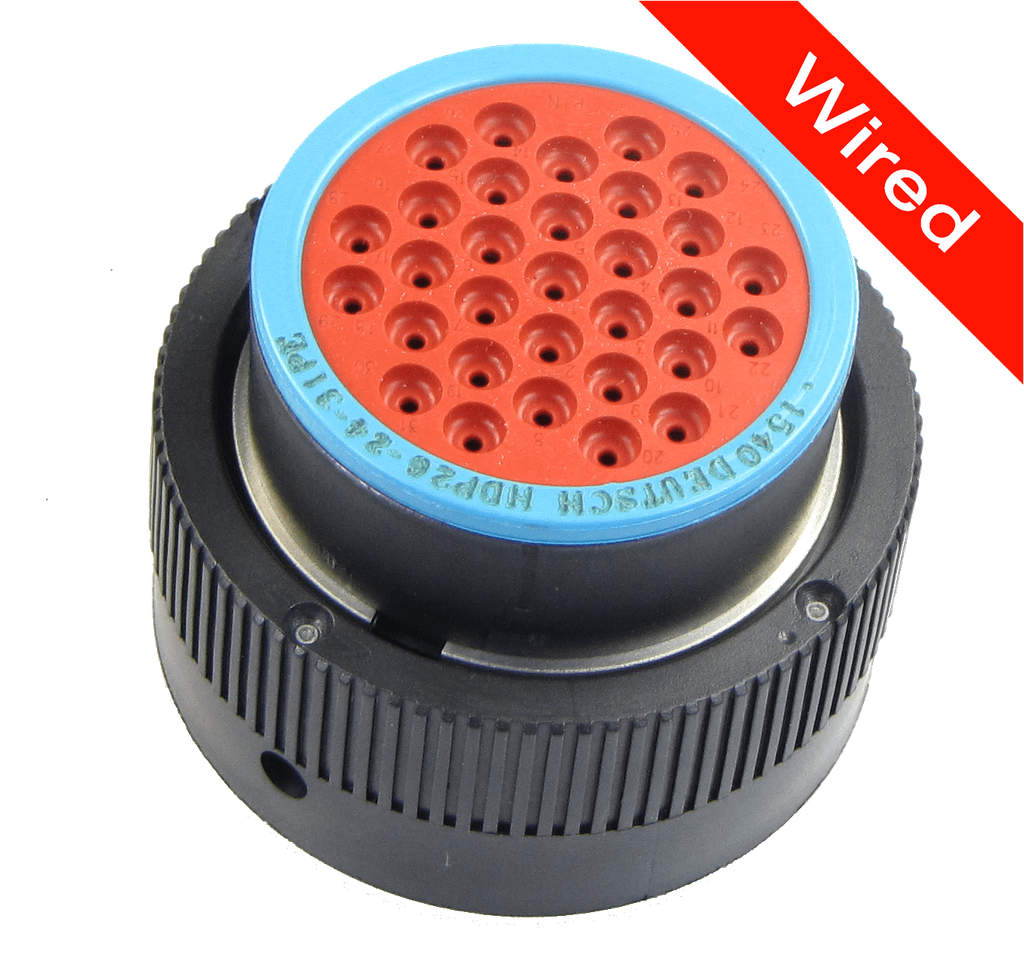 [PRCW31-0001-B] 31 Pin Female connector with 10cm wires | PRCW31-0001-B