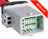 [PRCW32-0002-A] 32 Pins Male connector with 10 cm wires | PRCW32-0002-A