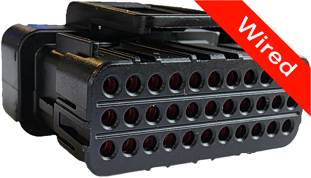 [PRCW33-0002-B] 33 Pins Female connector with 10 cm wires | PRCW33-0002-B