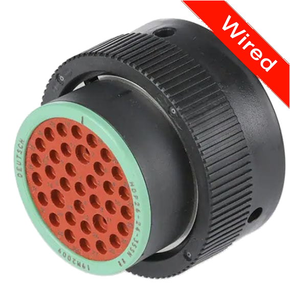 [PRCW35-0006-B] 35 Pin Female connector with 10cm wires | PRCW35-0006-B