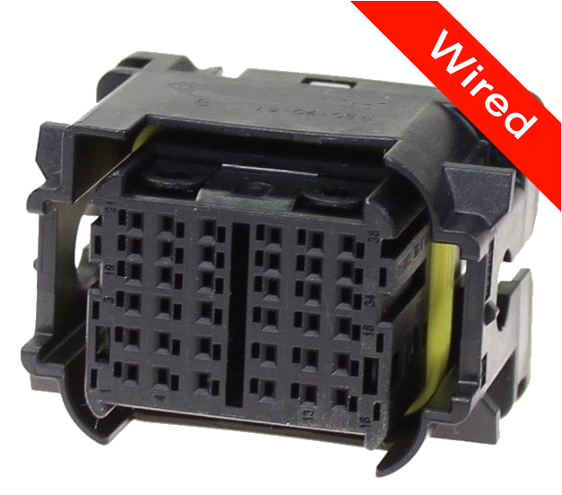 [PRCW36-0006-B] 36 Pins Female connector with 10 cm wires | PRCW36-0006-B