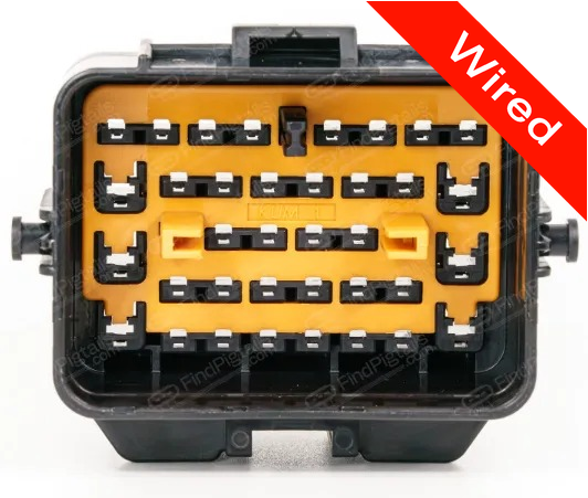 [PRCW36-0009-A] 36 Pins Male connector with 10 cm wires | PRCW36-0009-A