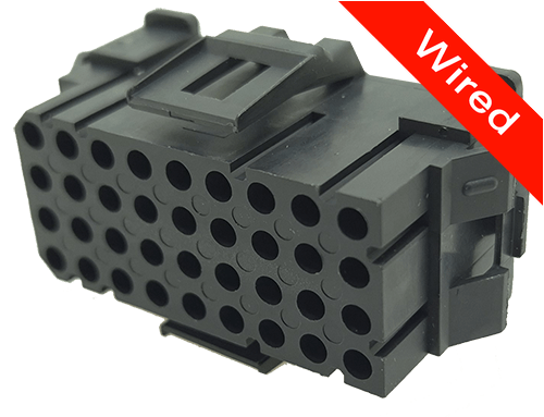 36 Pin Female connector with 10cm wires PRCW36-0018-B