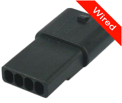 [PRCW4-0002-A] 4 Pin Male connector with 10cm wires PRCW4-0002-A
