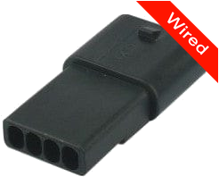[PRCW4-0002-A] 4 Pins Male connector with 10 cm wires | PRCW4-0002-A
